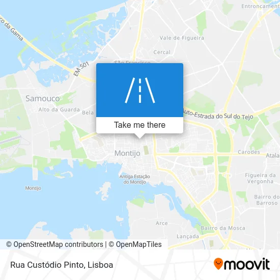 Rua Custódio Pinto map