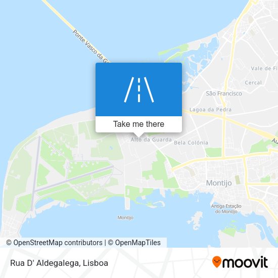 Rua D' Aldegalega mapa