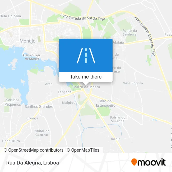 Rua Da Alegria map
