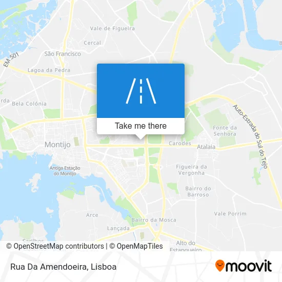 Rua Da Amendoeira map