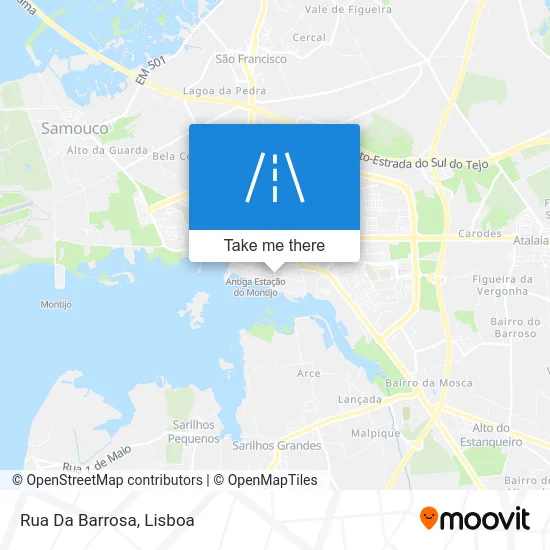 Rua Da Barrosa map