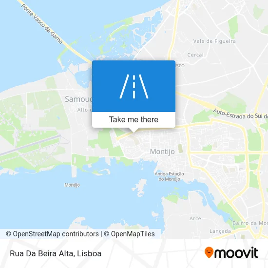 Rua Da Beira Alta map