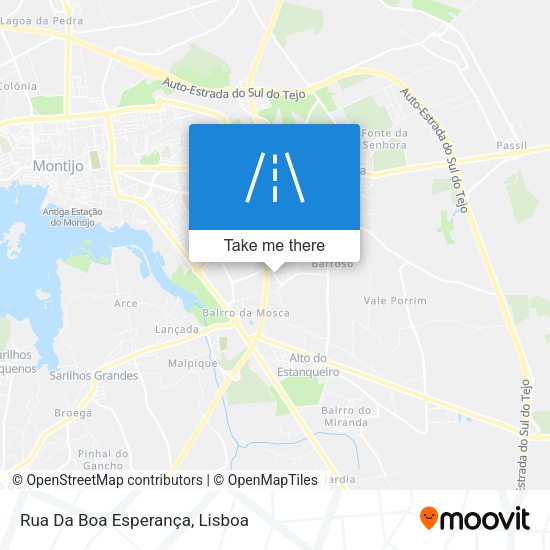 Rua Da Boa Esperança mapa