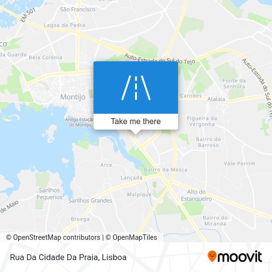 Rua Da Cidade Da Praia map