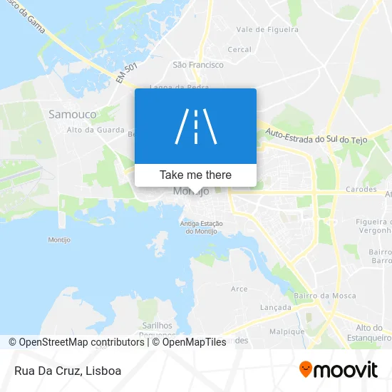 Rua Da Cruz map