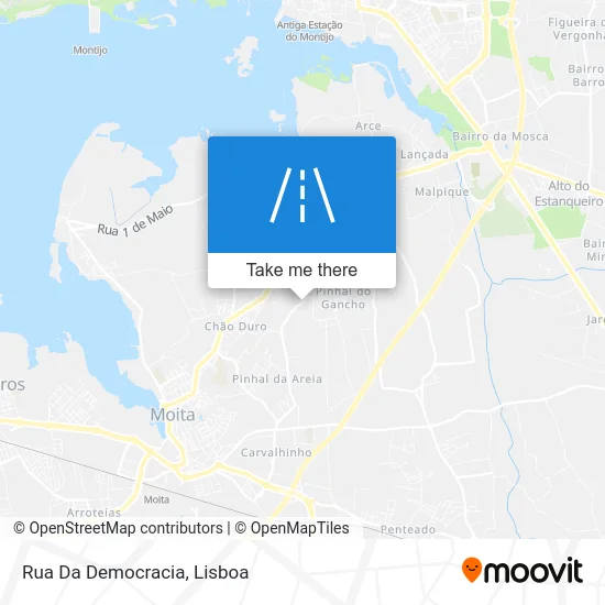 Rua Da Democracia map