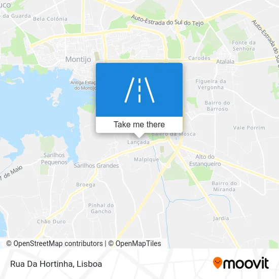 Rua Da Hortinha map