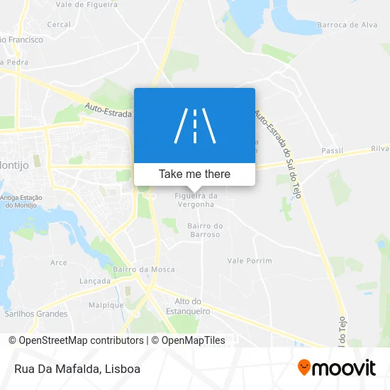 Rua Da Mafalda map