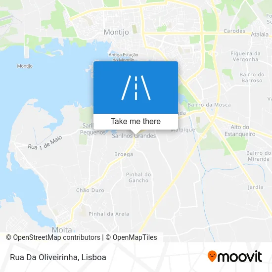 Rua Da Oliveirinha map