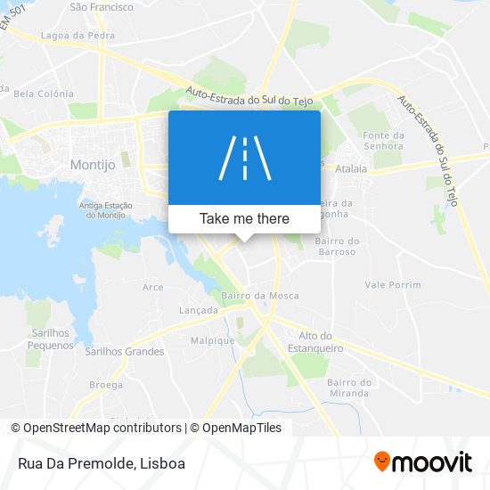 Rua Da Premolde map