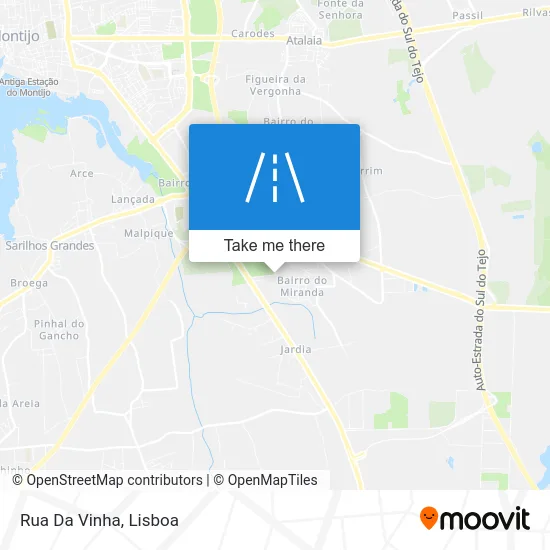 Rua Da Vinha map