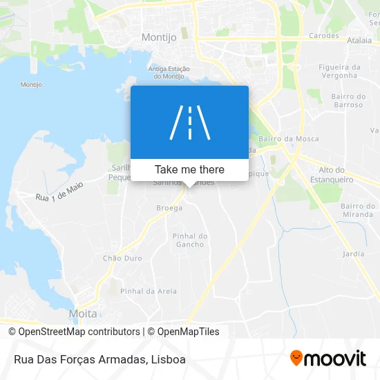 Rua Das Forças Armadas map