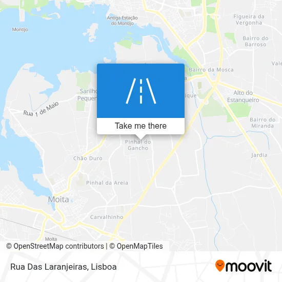 Rua Das Laranjeiras map