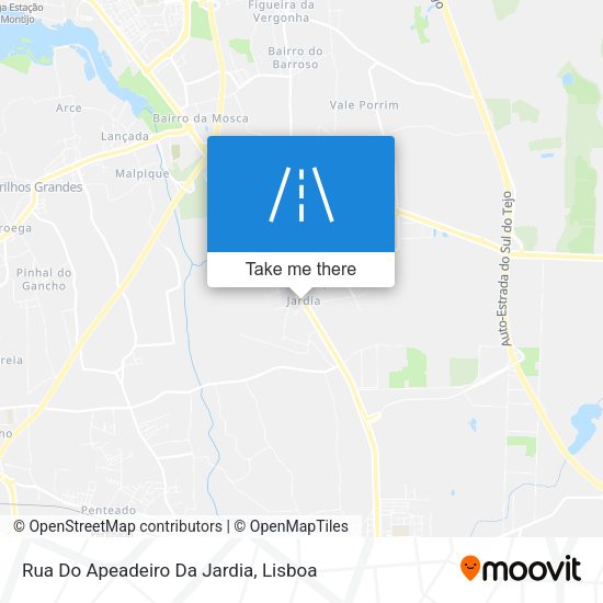 Rua Do Apeadeiro Da Jardia map