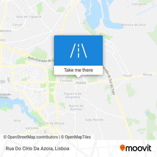 Rua Do Círio Da Azoia map
