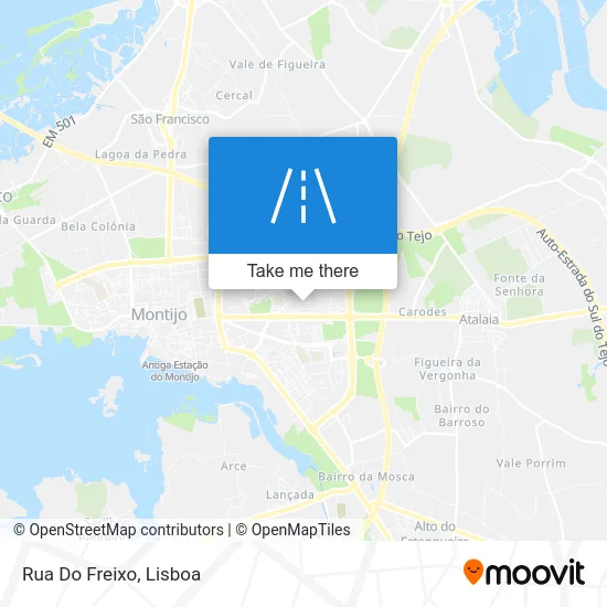 Rua Do Freixo map
