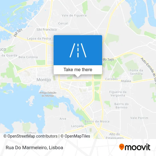 Rua Do Marmeleiro map