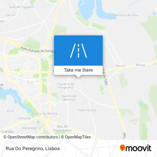 Rua Do Peregrino map