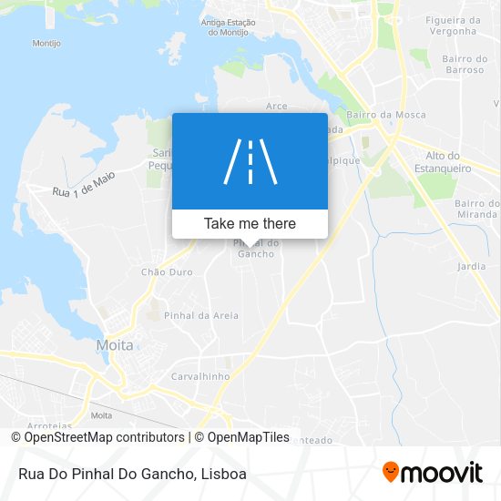 Rua Do Pinhal Do Gancho map