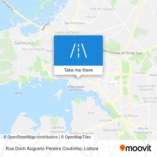 Rua Dom Augusto Pereira Coutinho mapa