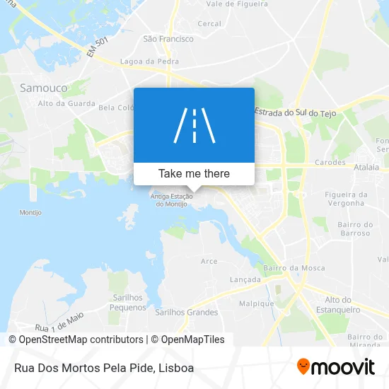 Rua Dos Mortos Pela Pide map