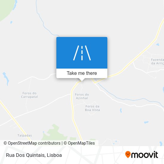 Rua Dos Quintais mapa