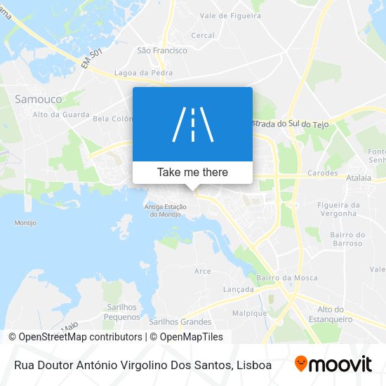 Rua Doutor António Virgolino Dos Santos map