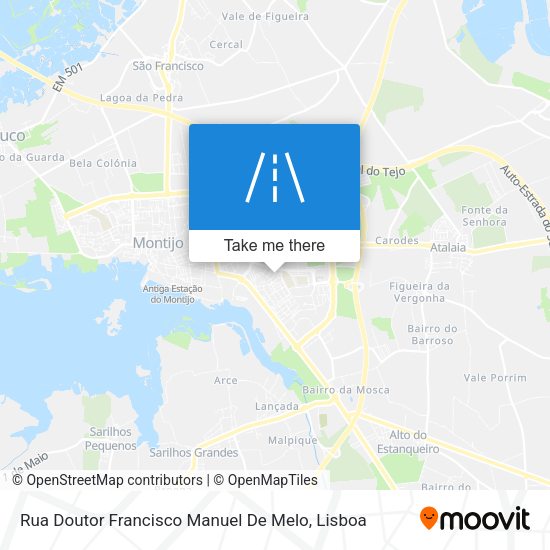 Rua Doutor Francisco Manuel De Melo map