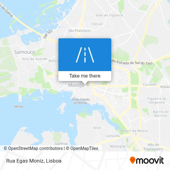 Rua Egas Moniz map