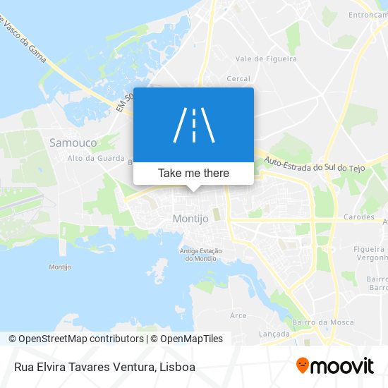 Rua Elvira Tavares Ventura mapa