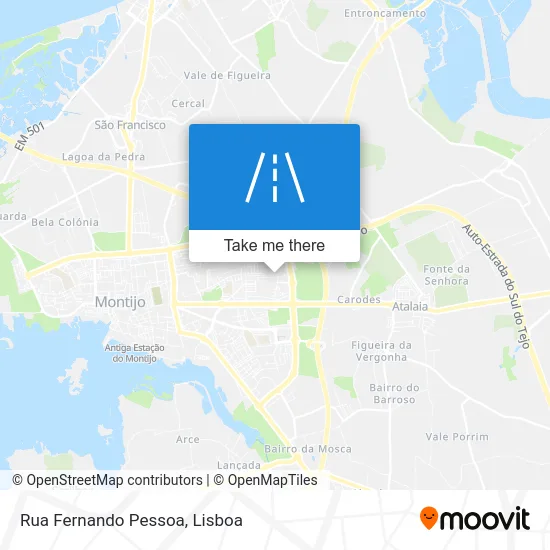Rua Fernando Pessoa map