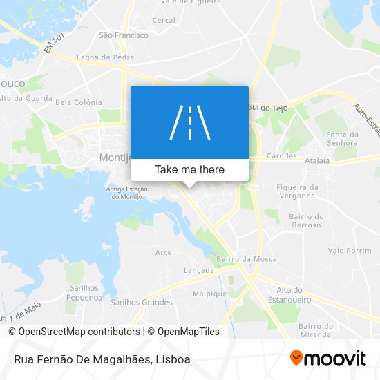 Rua Fernão De Magalhães map