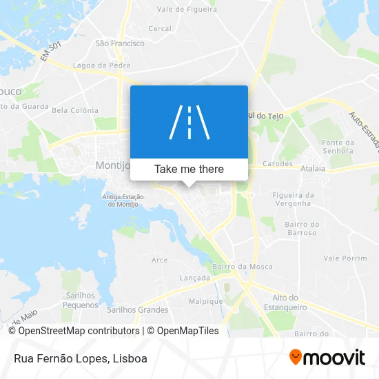 Rua Fernão Lopes map