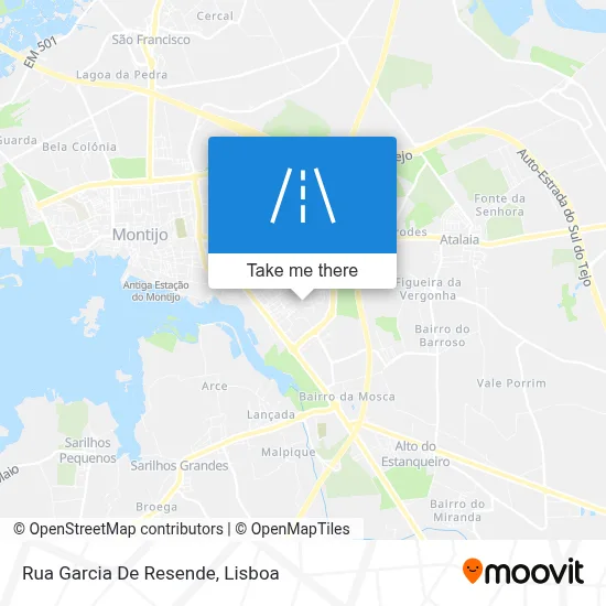 Rua Garcia De Resende map