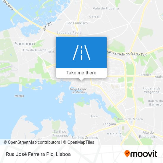 Rua José Ferreira Pio map