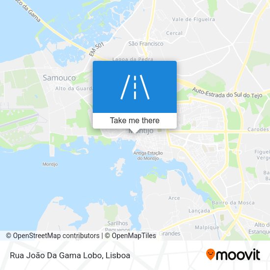 Rua João Da Gama Lobo mapa