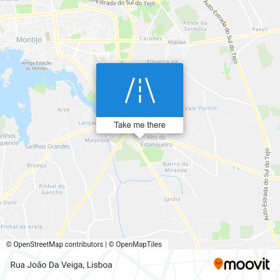 Rua João Da Veiga map