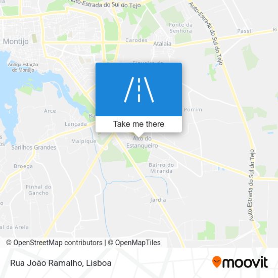 Rua João Ramalho mapa