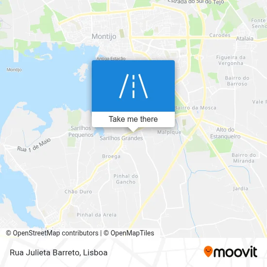 Rua Julieta Barreto map