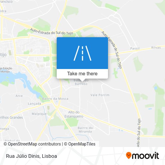 Rua Júlio Dinis mapa