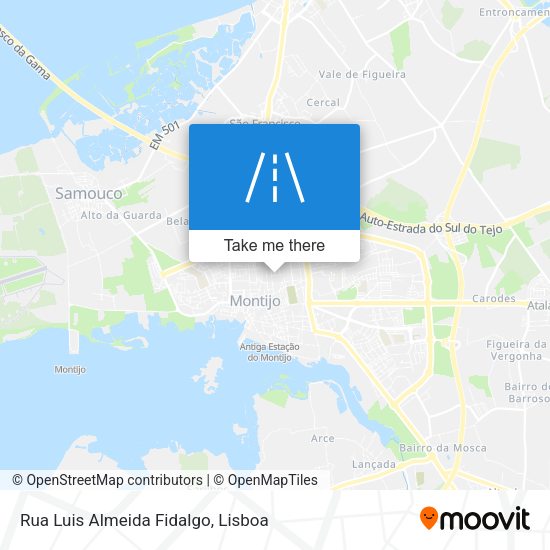 Rua Luis Almeida Fidalgo map