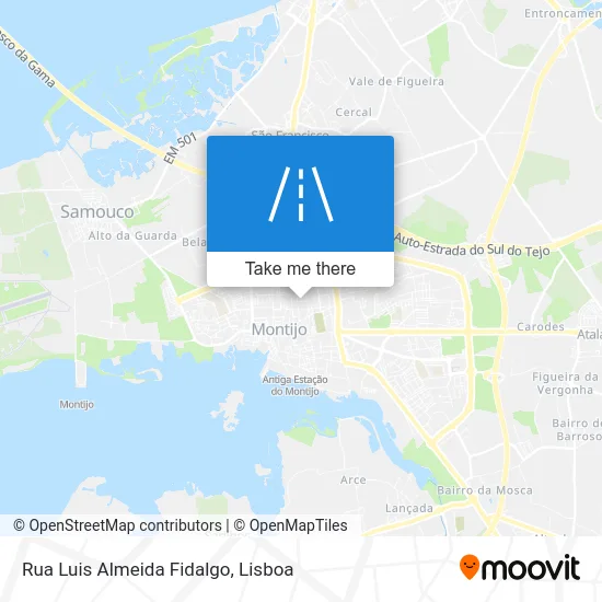 Rua Luis Almeida Fidalgo map