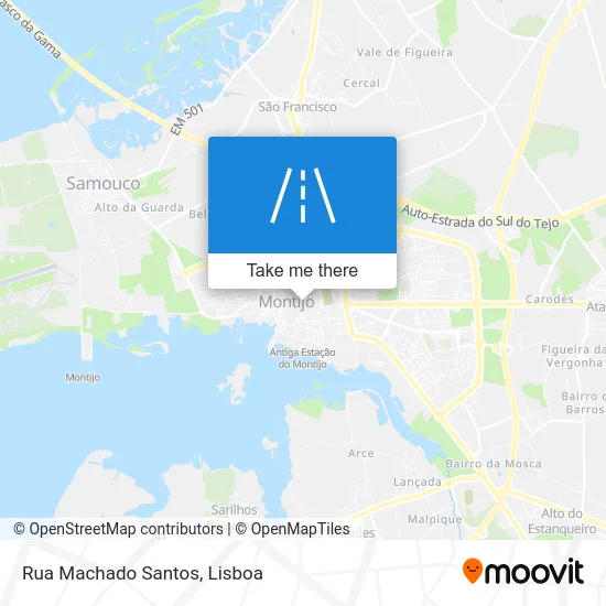 Rua Machado Santos map