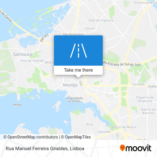 Rua Manuel Ferreira Giraldes mapa