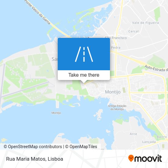 Rua Maria Matos mapa