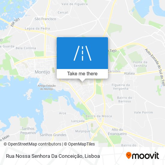 Rua Nossa Senhora Da Conceição mapa