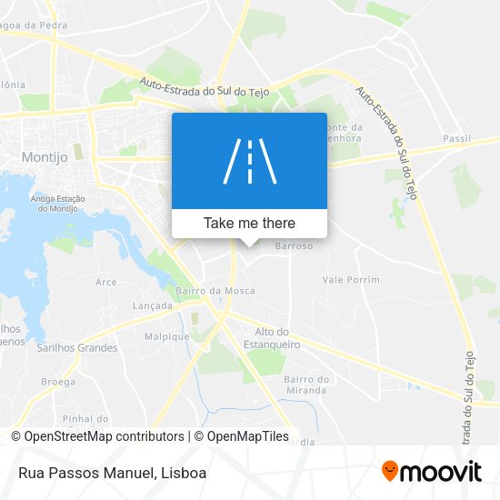 Rua Passos Manuel mapa