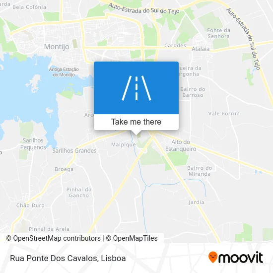 Rua Ponte Dos Cavalos map