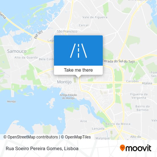 Rua Soeiro Pereira Gomes mapa