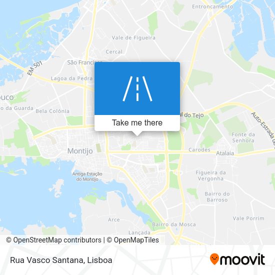 Rua Vasco Santana map